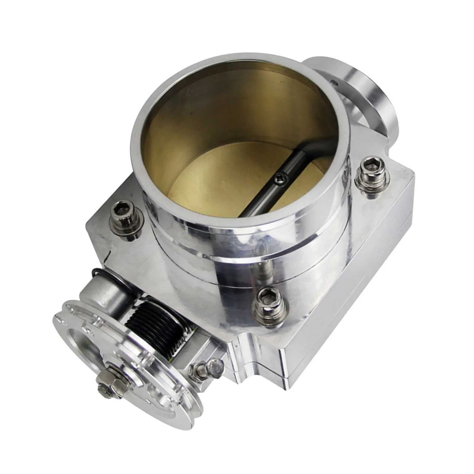 70MM Throttle Body Performance CNC Aluminum Intake Manifold Billet High Flow Fits for  Q45 TPS PQY6970