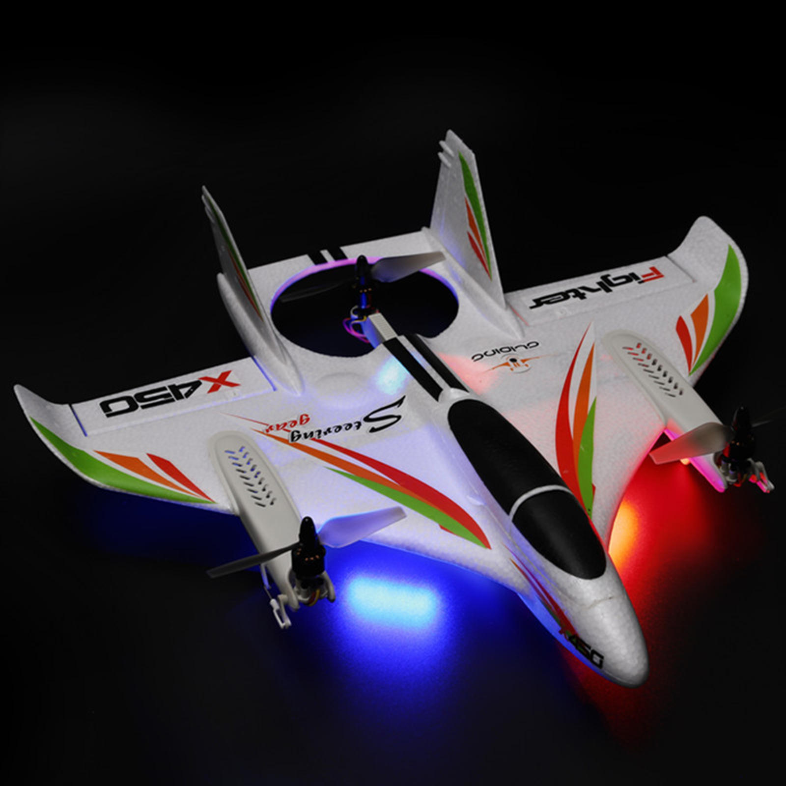 XK X450 RC Airplane 6CH Remote Control Airplane RC Plane Fixed Wing RC Aircraft,