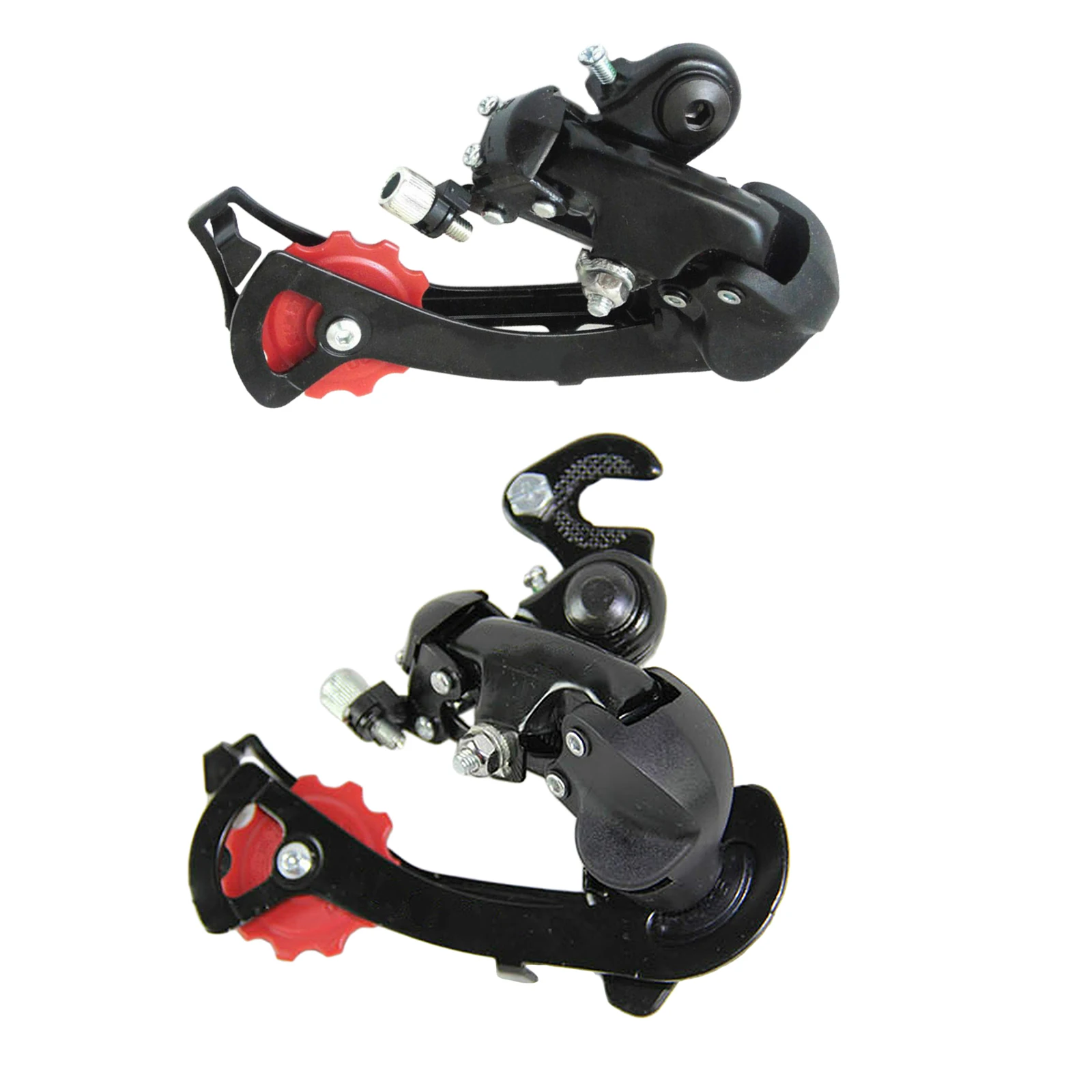 Bike Rear Derailleur RD-TZ50 6/7 Speed Sis Index Direct Mount for Mountain Bicycle, Eye Pull/ Hook Pull