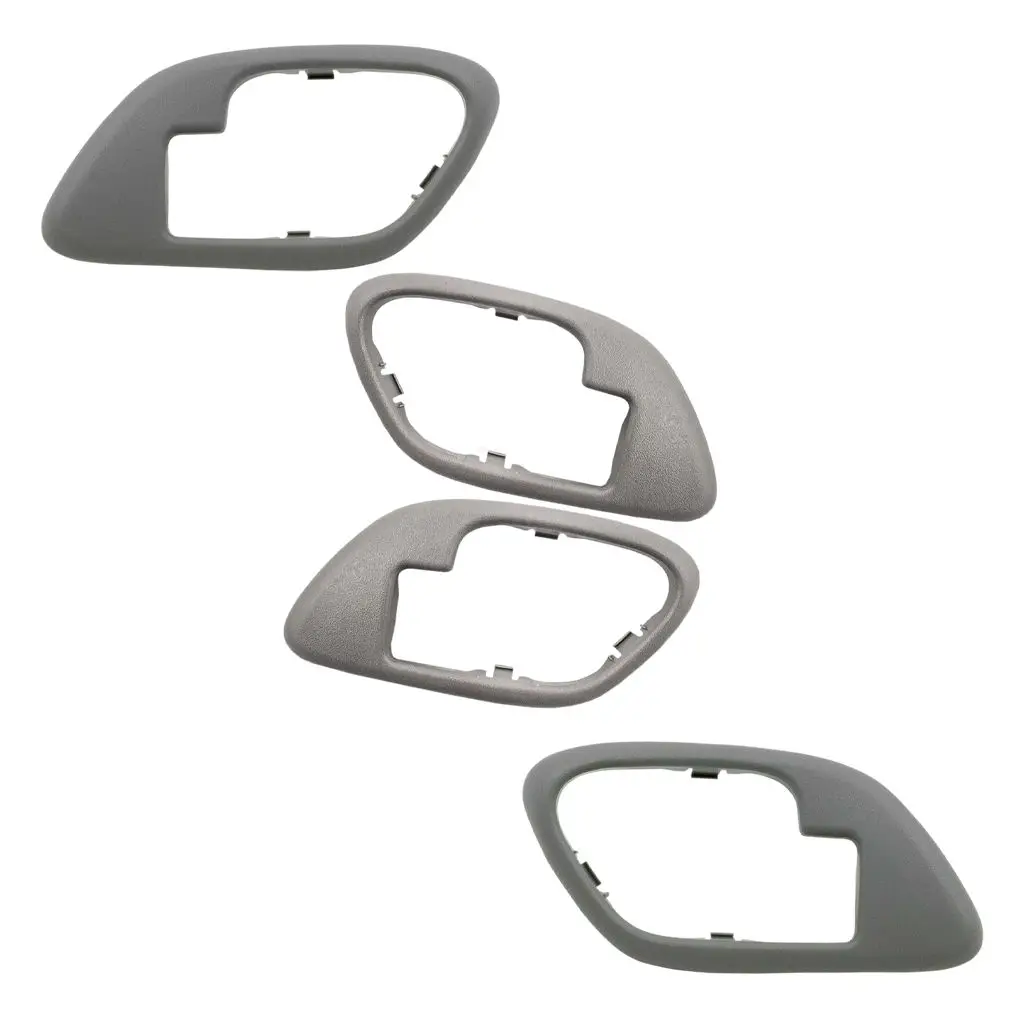 Interior Inside Inner Gray Door Handle Trim Bezels Replacements 15708080 for Cadillac Escalade 99-2000