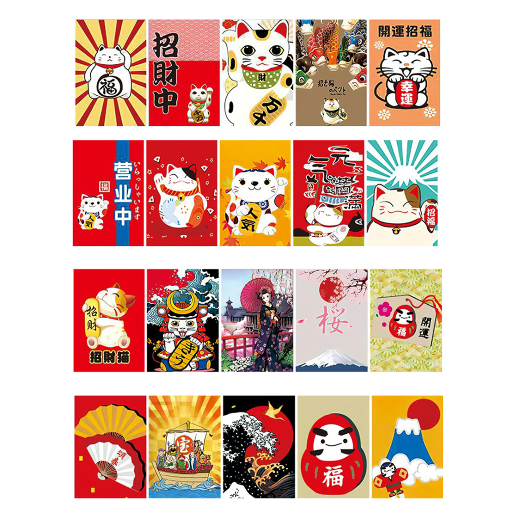 10 Pieces Japanese Style Curtains Bunting Flags Sushi Banners in Pongee