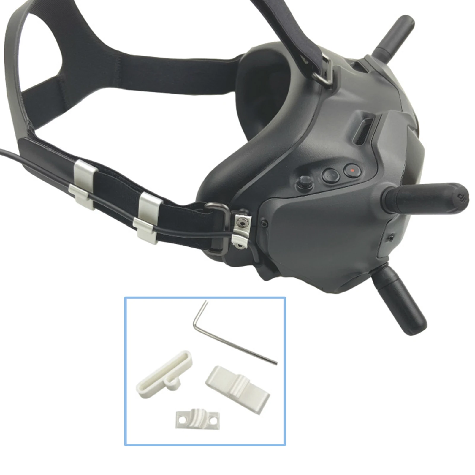 Power Cable Fixer for DJI  Goggles V2 Fixed Buckle Anti-loosing Harness