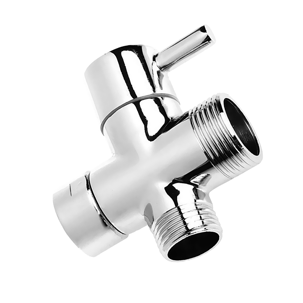 2.5cm 2cm Outlets T-adapter Valve 3 Ways Splitter For Diverter Bath Toilet Bidet Sprayer Shower Head