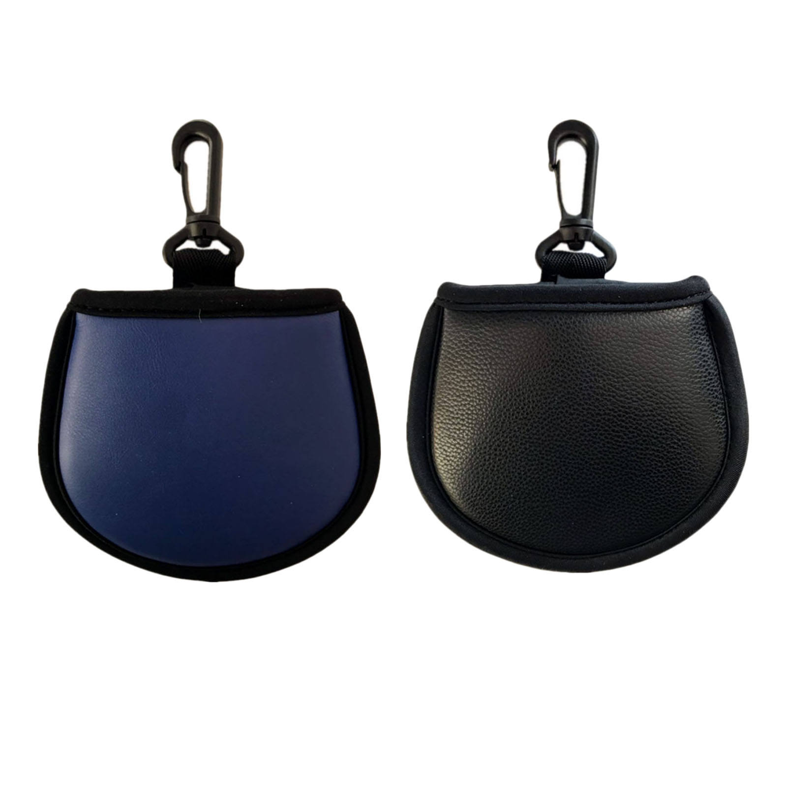 Washable Golf Ball Cleaner Washer Golfball Wiping Bag Cleaning Pingpong Balls Wiping Pocket with Carabiner Hook