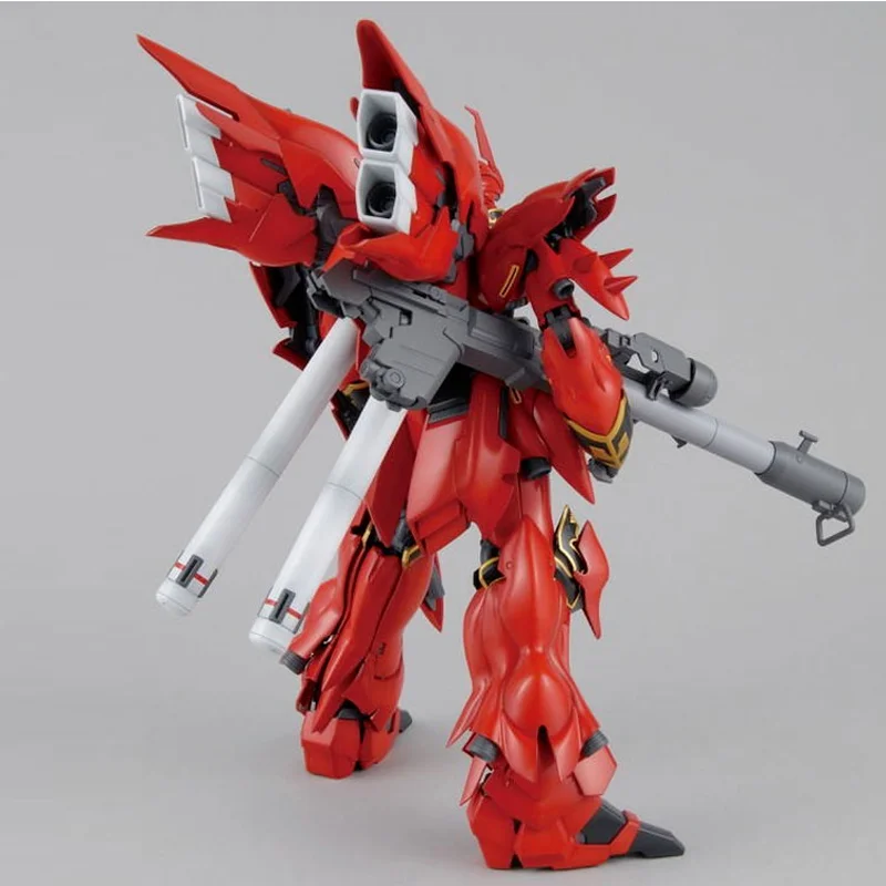 Bandai Gundam Assembled Model Figure MG 1/100 HD OVA Rocket Launcher Sinanju Genuine Model Collection Ornaments