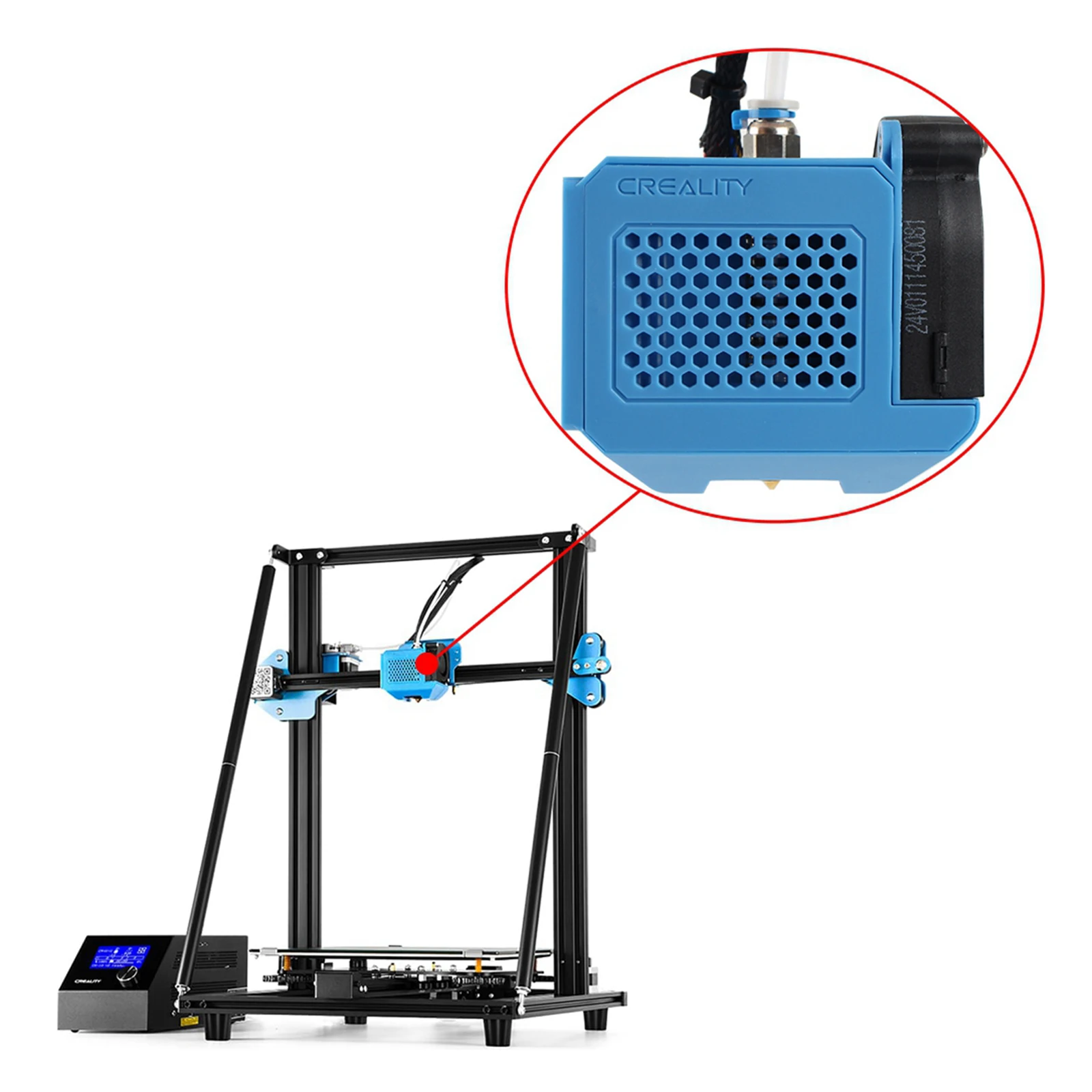 3D Printer Assembled Extruder Kit for  CR-10 V2 V3 CR10 with Block
