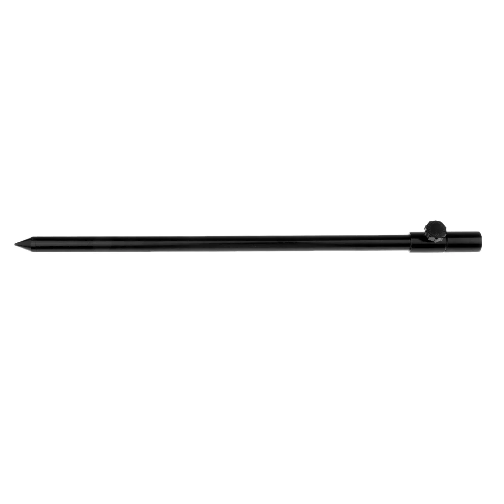 Black 30-50cm Aluminium Alloy Carp Coarse Fishing BankSticks Bank Sticks Rod Pod