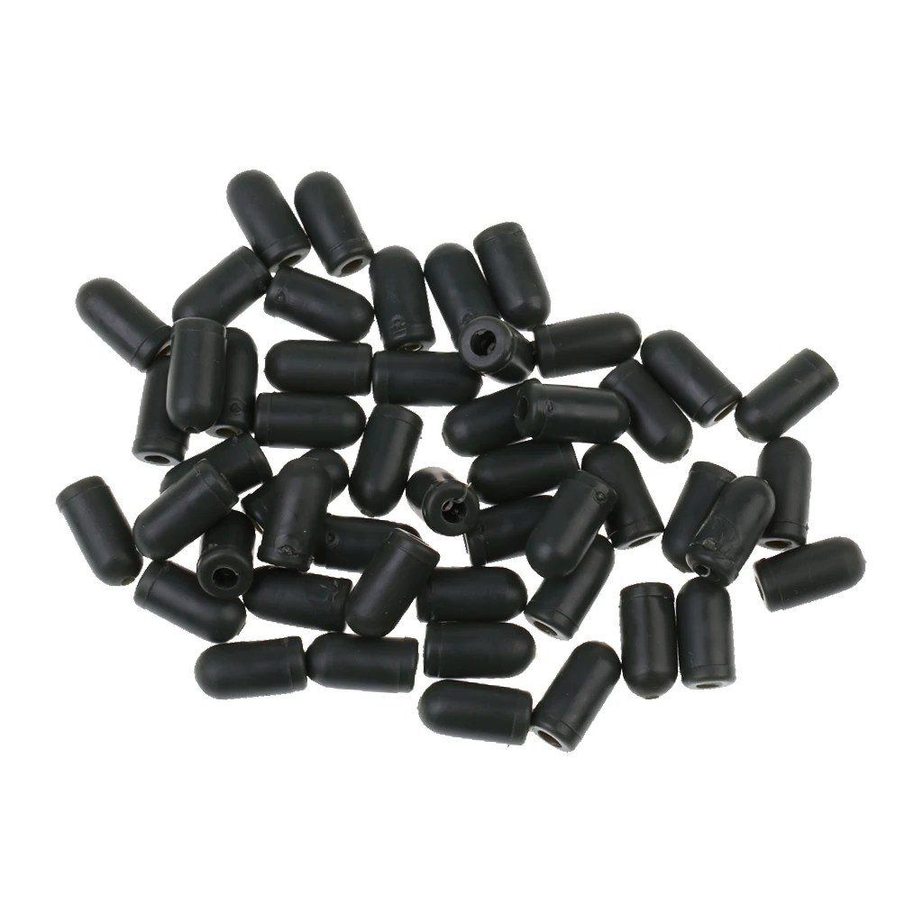 50 Pieces  Green Soft Rubber Buffer Shock Beads Helicopter Rigs Fishing Accessories Dropshipping