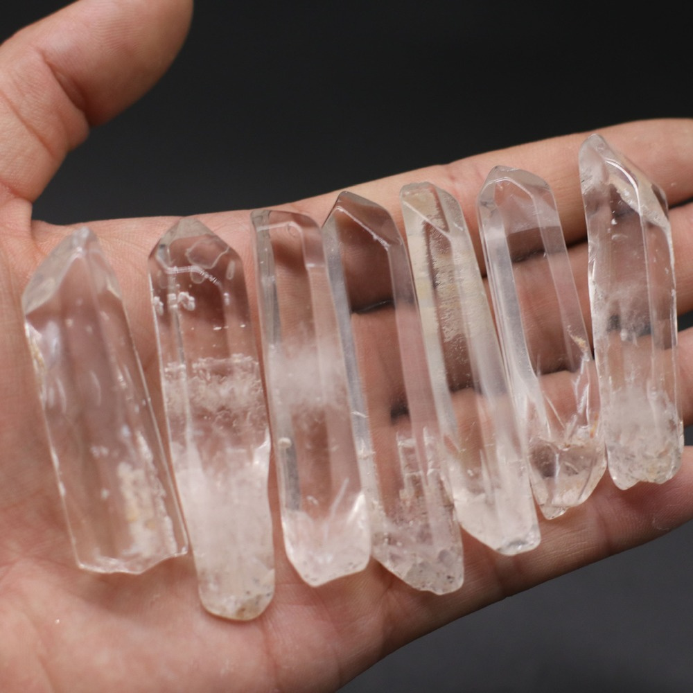 Natürliche Poliert Klar Quarz Kristall Punkte Spalte Reiki Healing Zauberstab Energie Stein Raw Rock Mineral Probe Wohnkultur – Detail 2