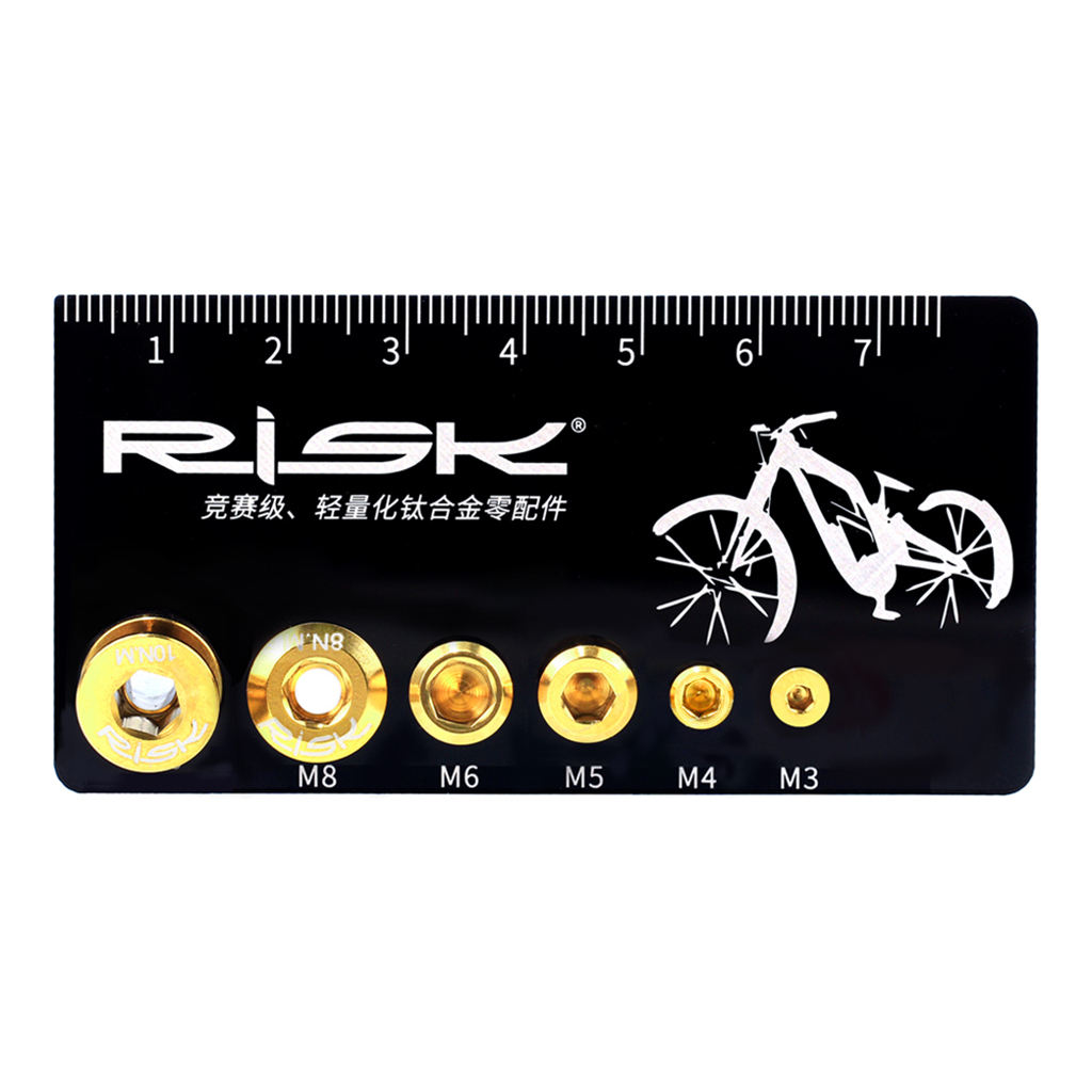 Metric Screw Bolt Nut Thread Measure Gauge Size Checker, Especially Designed to Measure Bicycle Screws / Bolts