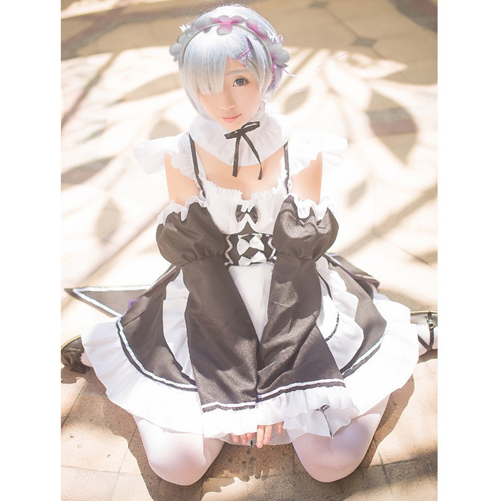 Костюм горничной Rem Ram для косплея Re:zero Kara Hajimeru Isekai Seikatsu  Kawaii Cos платья Re Life In A другой мир аниме горничная | AliExpress