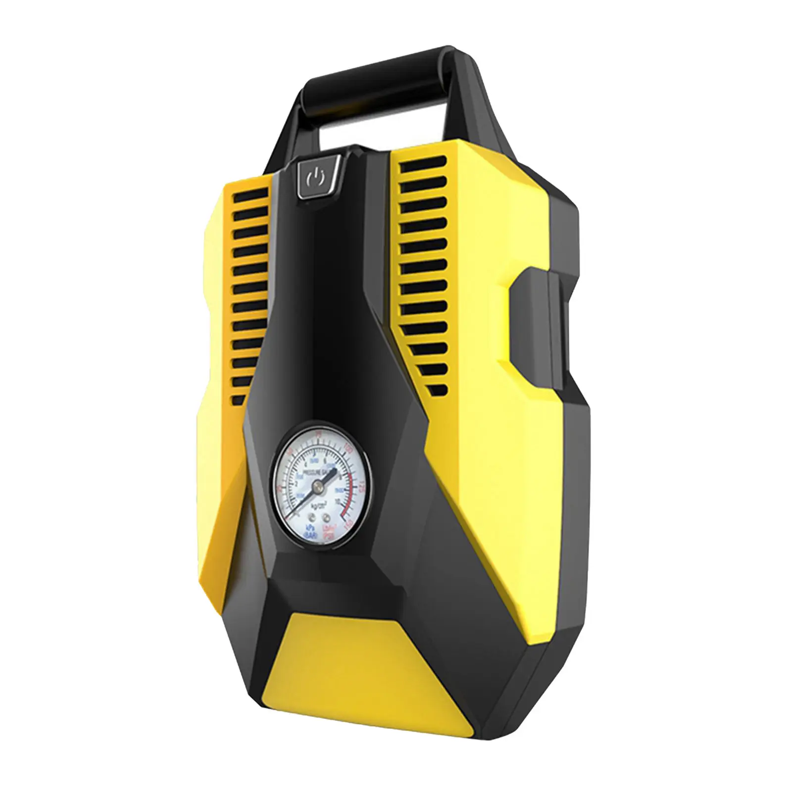 Tyre Inflator, 12V 150PSI Digital Air Compressor Tyre Pump with Larger Air Flow, 2 Nozzle Adaptors, Bright LED Light