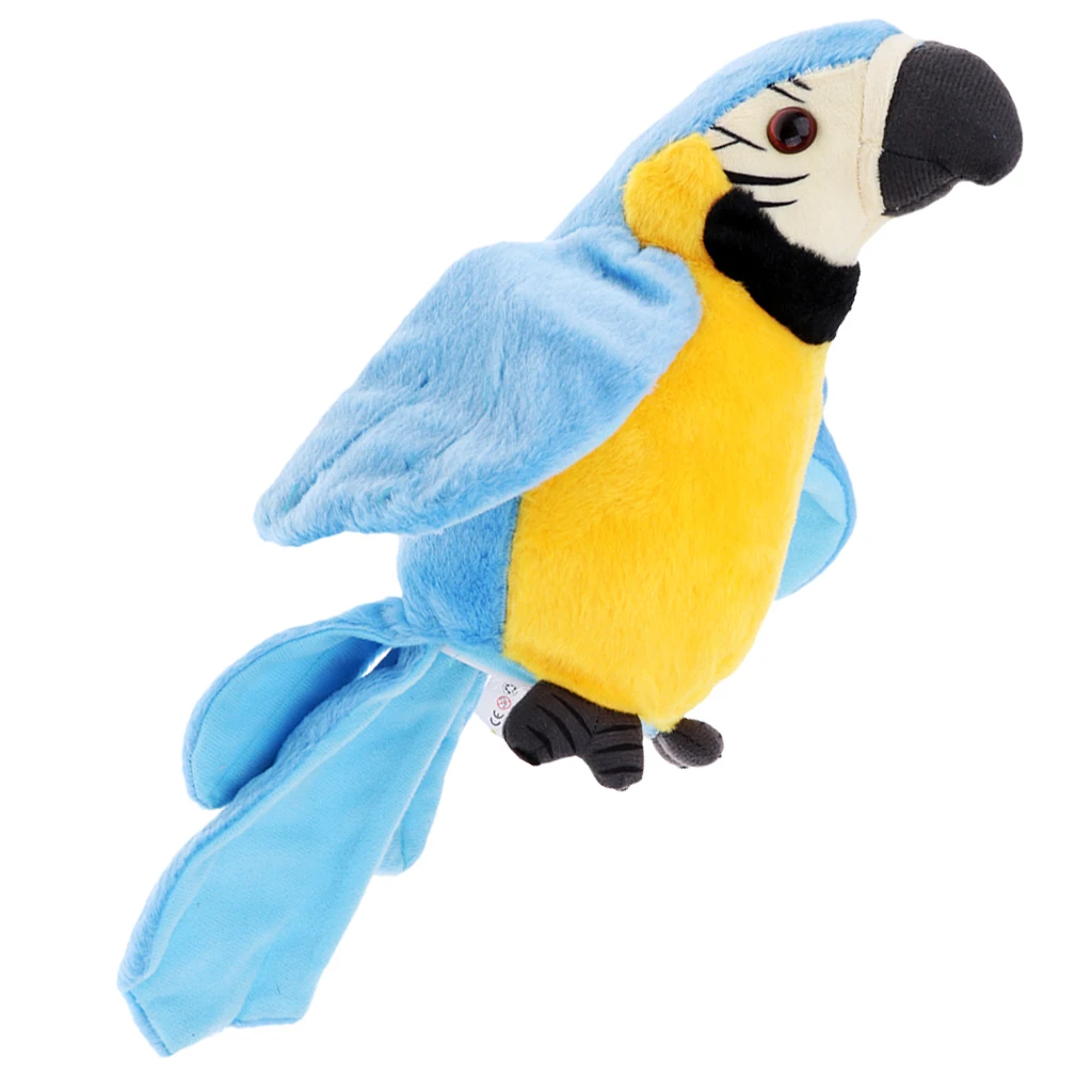 Details about   Plush Repeating Parrot Stuffed Animal Toy Gift Education Toys 29cm Red 
