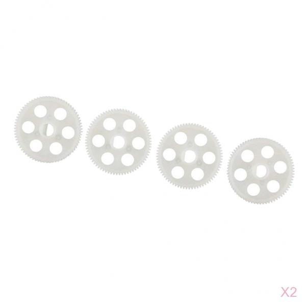 8pcs Big Plastic Gear for UDI ,U818A ,PLUS, U49W, U49C ,AA818, RC Quadcopter ,White