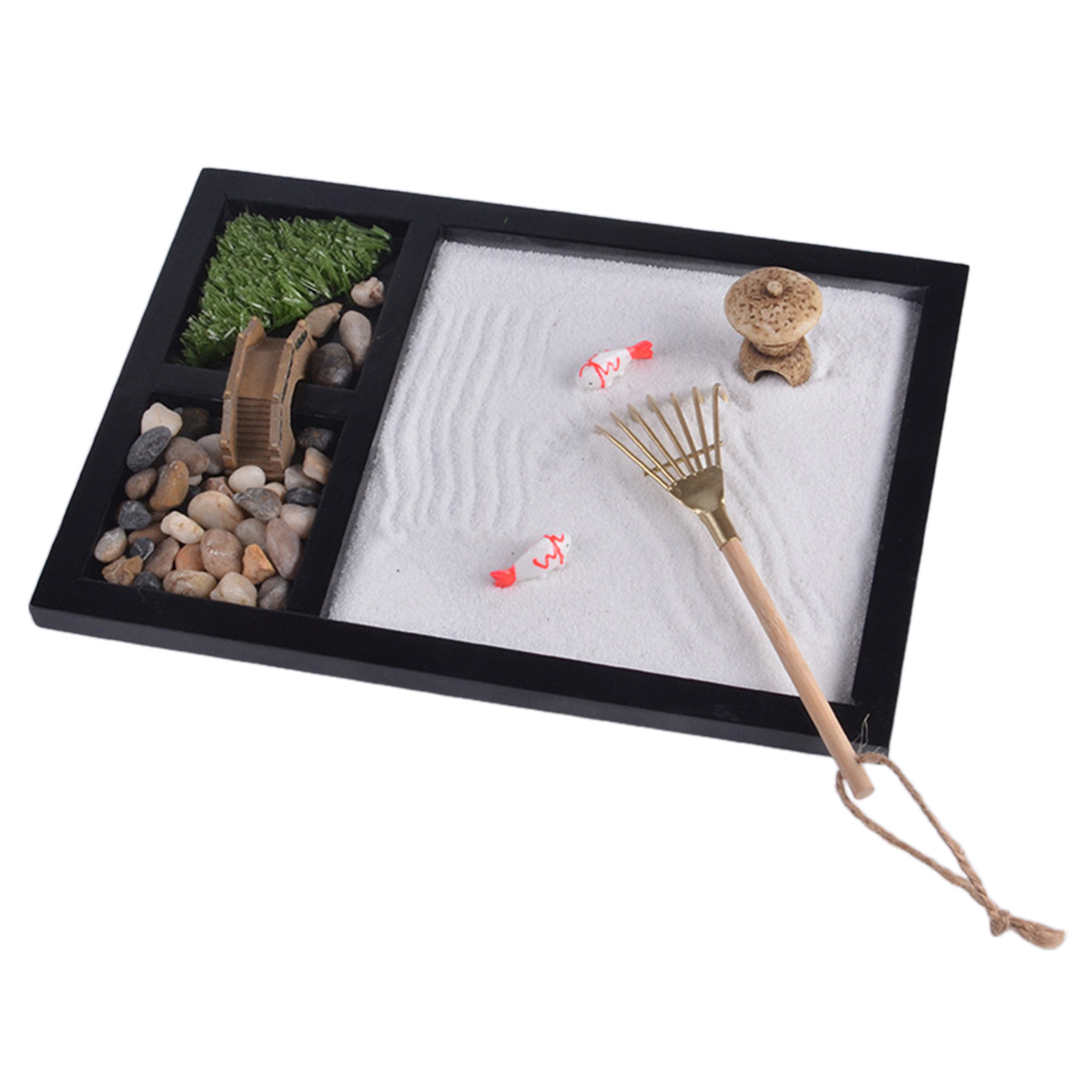 Desktop Zen Garden Meditation Micro Landscape Ornament Relax Yoga Decor
