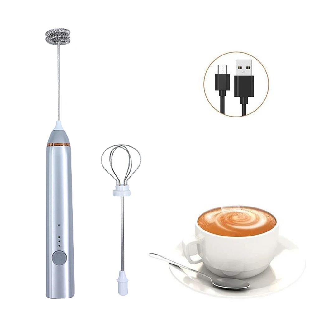 Milk Frother Handheld, Electric Milk Foamer for Coffee, Coffee Frother Milk Foam Maker Drink Mixer Eggbeater Egg Beater
