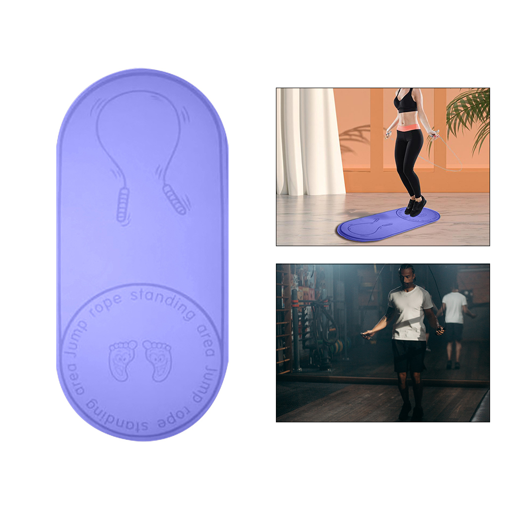 TPE Yoga Pilates Gymnastics Mat Anti-skid Shock Absorption Sports Non-Exercise Rope Skipping Mat High Density Indoor Cushion