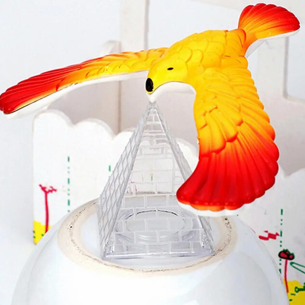 KQ_ Children Learning Science Nature Gravity Pyramid Balance Bird Eagle Toy FT 