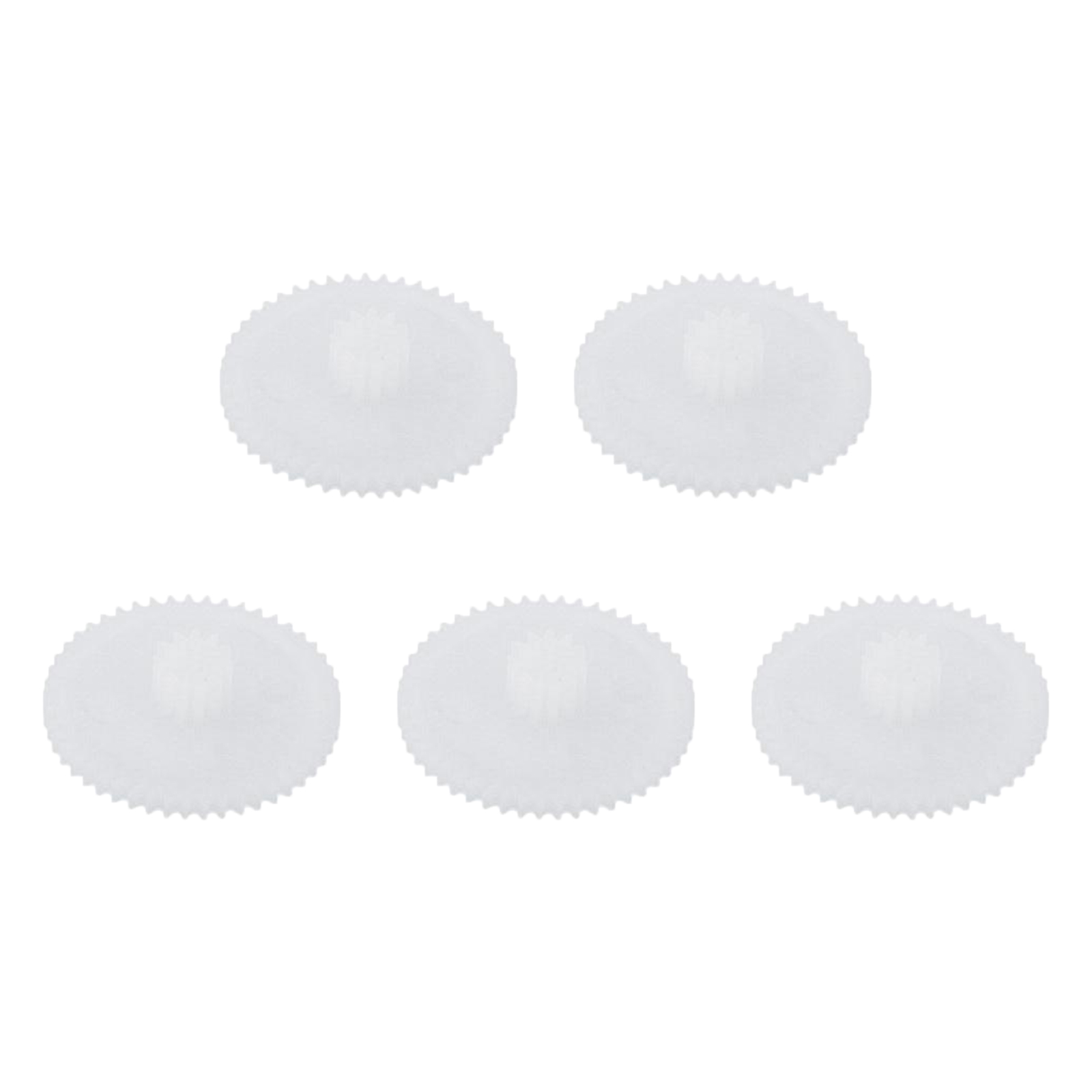 5pcs White Plastic Gears Module Accessories Set for E99 Drone DC Motor DIY Model Toys Replacement