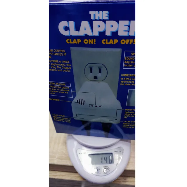 The Clapper Sound Activated Switch Control 2 Devices Home Or Away Settings  New Intelligent On Off For Corridor Bath Warehouse - AliExpress
