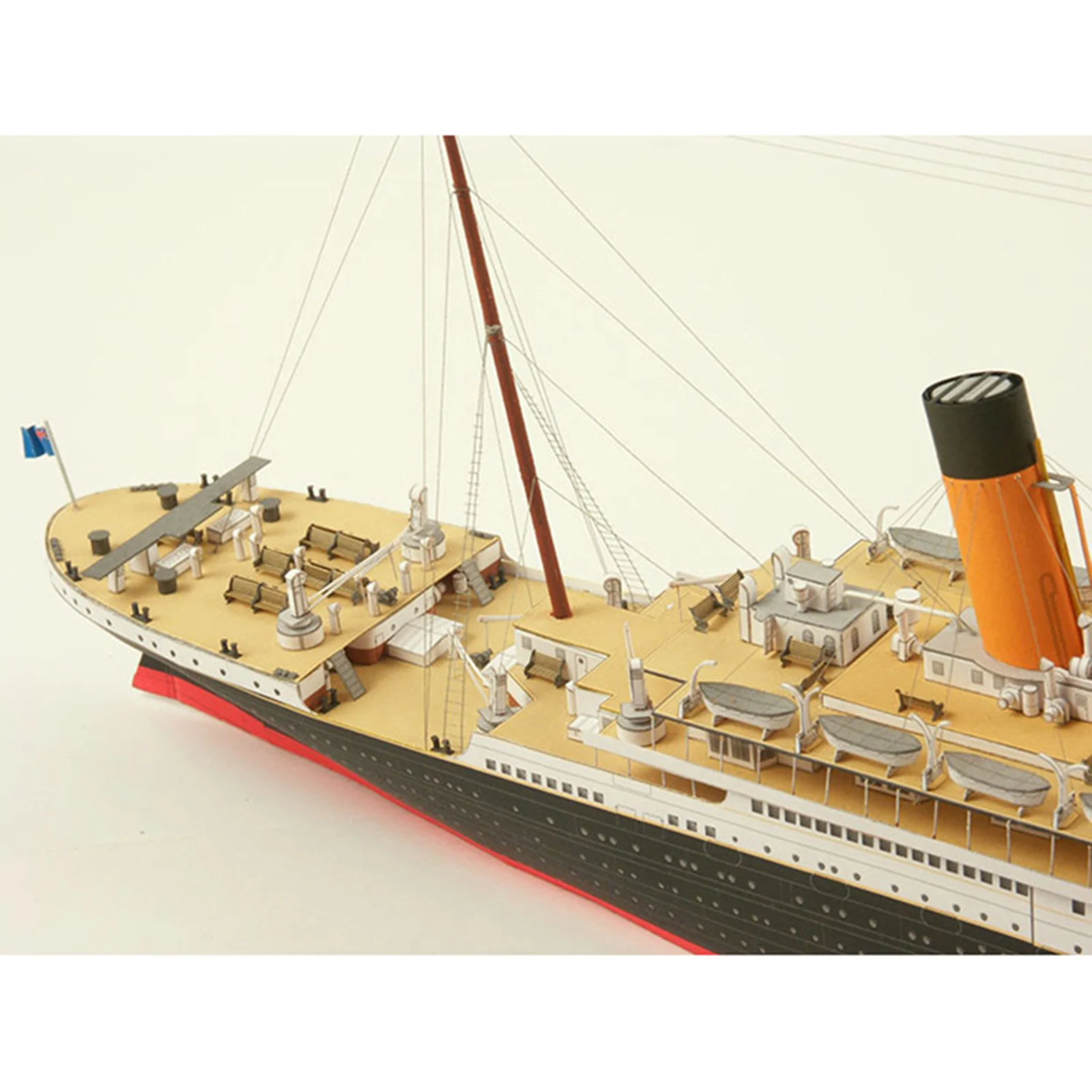 3D Titanic Ship Puzzle Assemble Paper Model Kit Education Papercraft Toy Room Decor