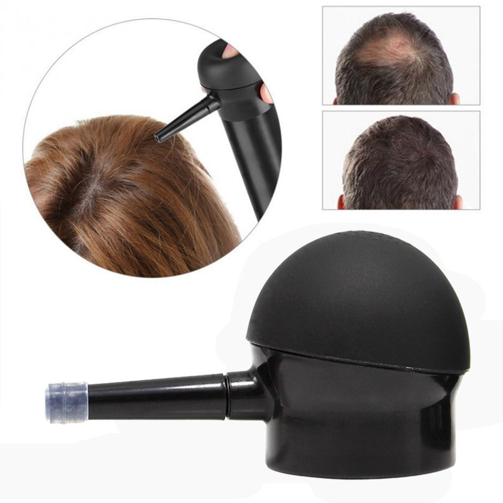 Hair Fiber Applicator Black Spray Nozzle Tools for Hairdressing Hair Loss Prevention Hair Building Fiber Men Women Hair Care