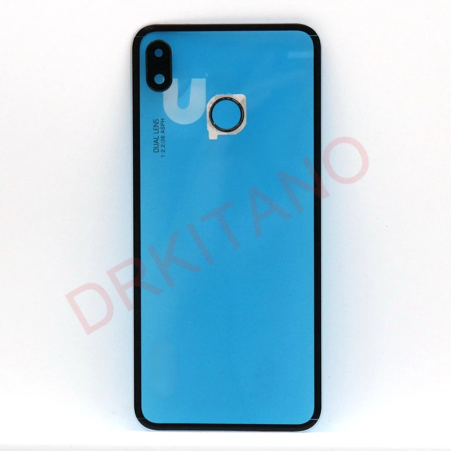 NEW Back Glass Cover For 5.84" Huawei P20 Lite Battery Cover Nova 3e Rear Housing Door Case+Camera Lens Replacement+Adhesive samsung mobile frame