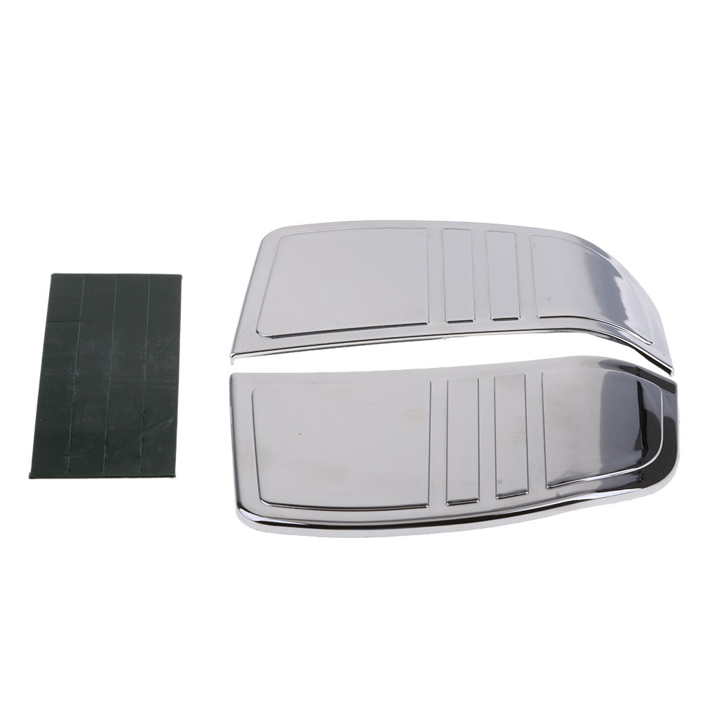 Sliver Front Tri Line Stereo Trim Cover For Harley Touring Model 2014-2015