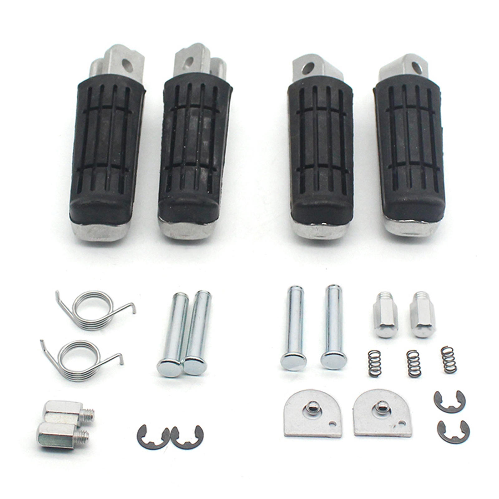 2Pcs Motorcycle Foot Pegs Pedals for Yamaha YZF1000 R1 FZ6R FZ6 Spare Parts