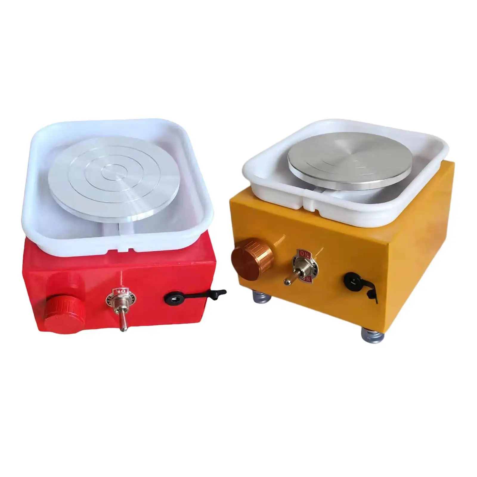 Mini Electric Pottery Wheel Clay Forming Turntable Tray Tool Art Craft Ceramic Trimming Wheel DIY Machine for Beginner Home Use