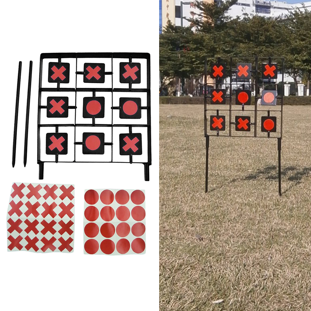 Heavy Duty Self Resetting Targets Kids Plinking Spinning Shooting Target Stand