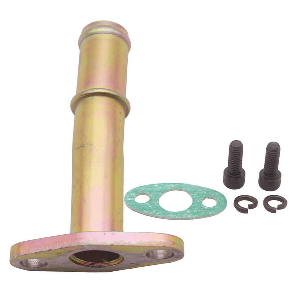 Turbo Oil Drain Flange Pipe For Barb Ball Bearing GT25R GT30R GT35 w/ M8
