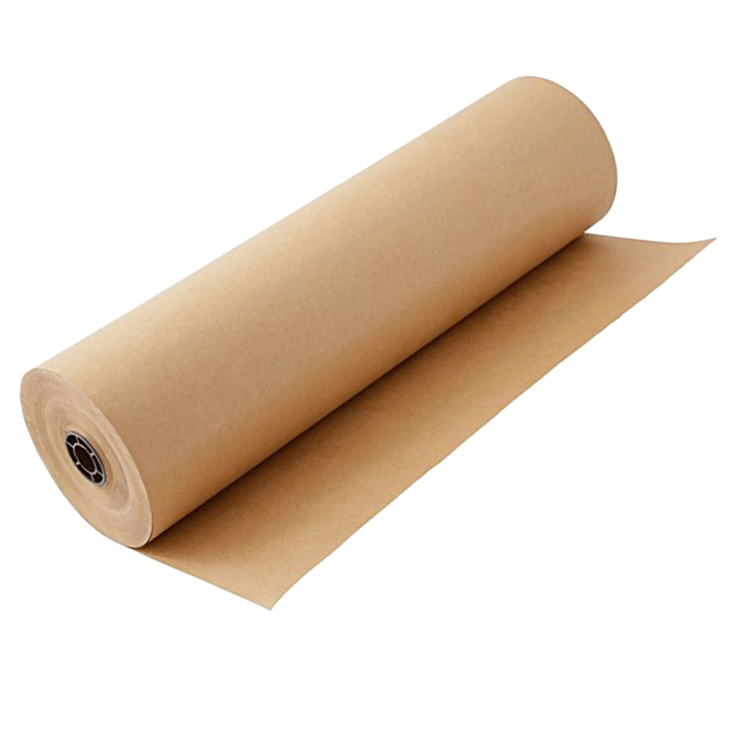 Kraft Paper Roll 30 Meters Brown Mega Roll - Natural Recycled Material - Perfect
