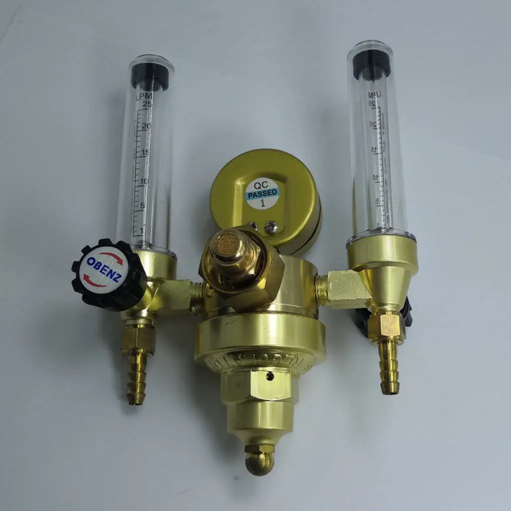 Gas Flowmeter, Argon Regulator Flowmeter for Mig and Tig Welding,  Regulator Gauge