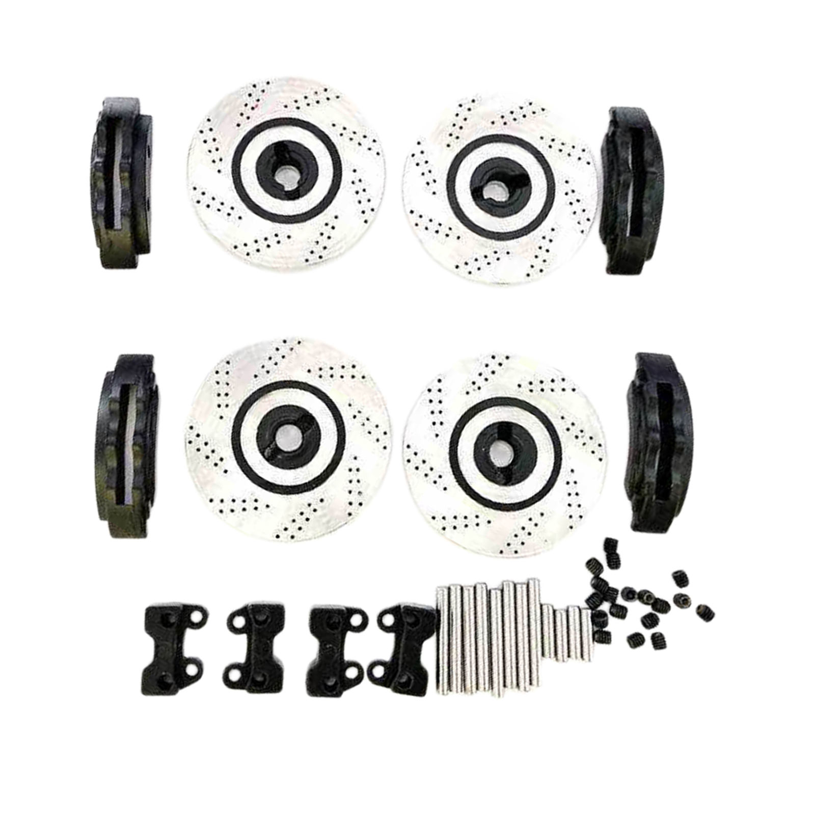 Ford Kit Mercedes Big G DIY Accessories 4 Pieces Modified Simulation Brake Disc Calipers For Climbing Car TRX4/6 brake disc