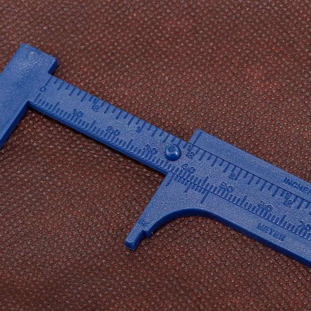 80mm Plastic Sliding Vernier Caliper Measuring Instrument Ruler for DIY Crafts