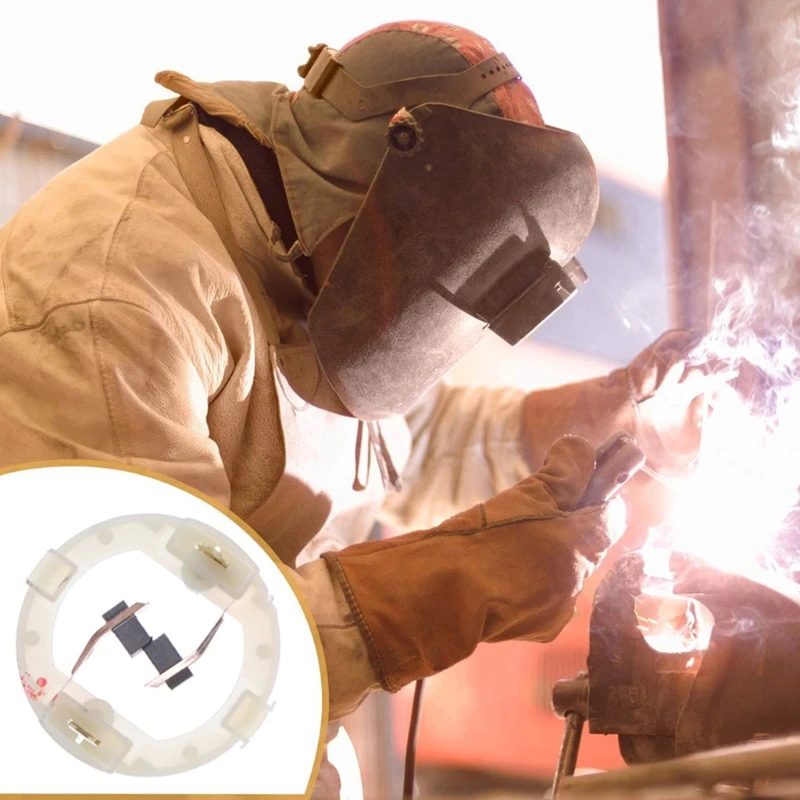 true color welding helmet Y5GA 4Pc Carbon Brush Holder Easy to Install Compatible with HC683LG 545 DC KV3SFN-8520SF0WR Motor sugar scoop welding hood