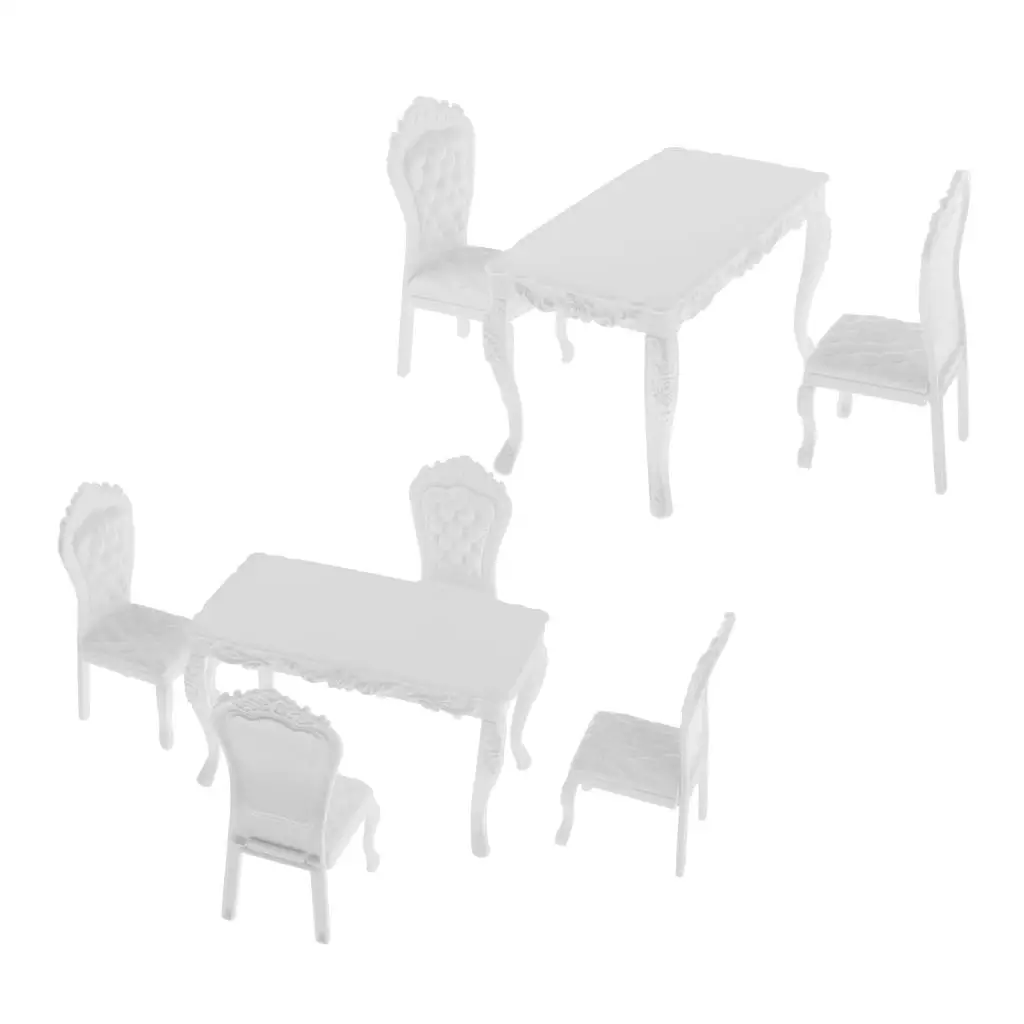 1/6 Table and Chair for   Action Figure Furniture Accessory