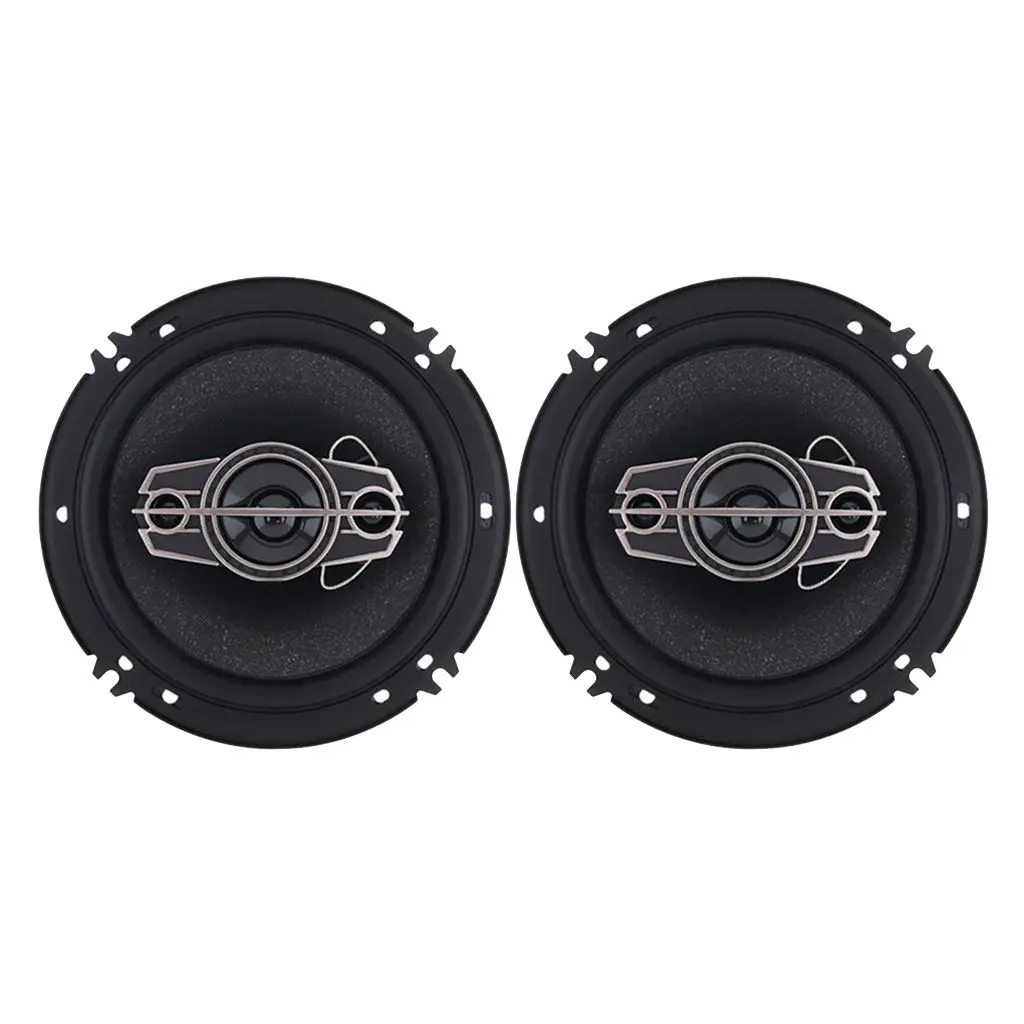2Pcs 2 6.5 Inch 4 Way Car Automobile HiFi Coaxial Speaker Easy to Install