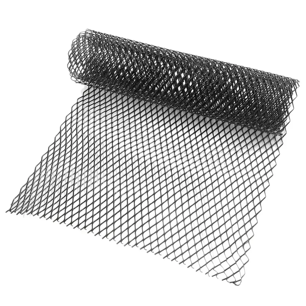 1PC Auto Car Front Bumper Grill Grille Mesh Cover Trim Rhombus Style 10x20mm