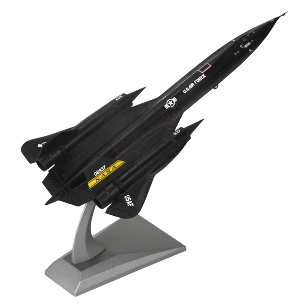 1 / 144   Metal       Aviation   SR - 71   Blackbird   Aircraft   W /  Stand