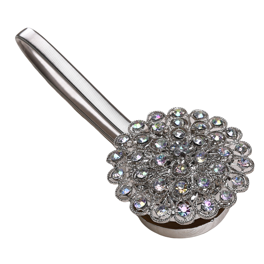  Curtain Tiebacks Clips Diamond Curtain Holdbacks With Stretchy Rope