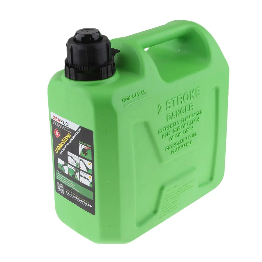 5L 10L Plastic Motorcycle Fuel Pack/Gas Container/Fuel Can Green