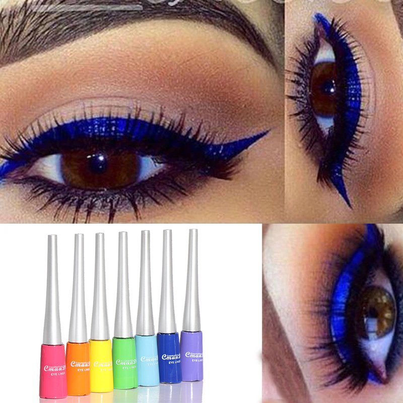 Best of Cmaadu Colorful Liquid Eyeliner Blue Waterproof Long Lasting Diamond Matte Eyeliner Gel Women Makeup Cosmetics HF153 Reviews & Tips