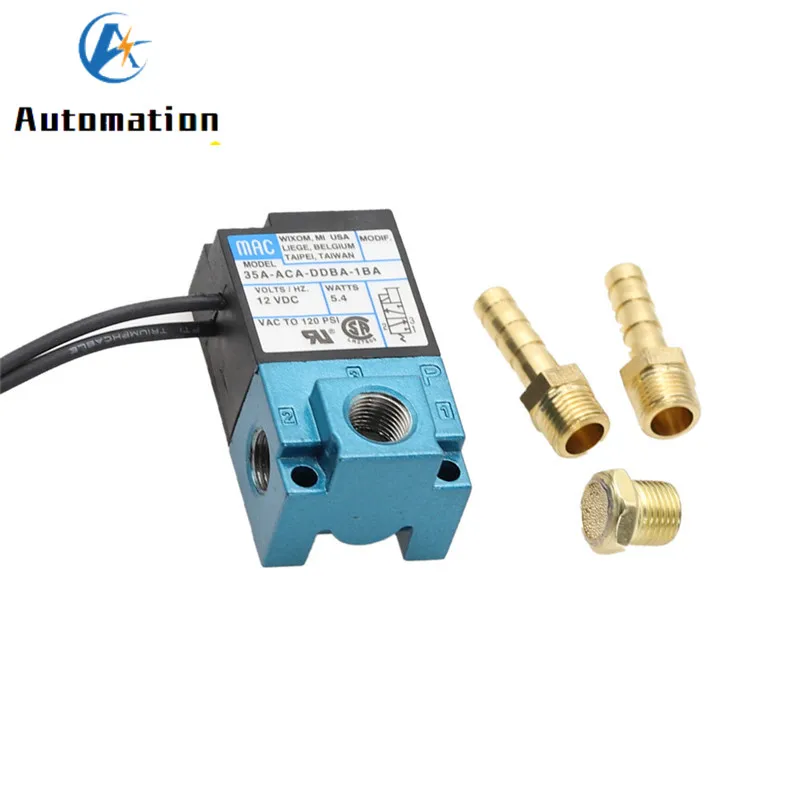 3 Port Electronic Boost Control Solenoid Valve DC12V 5.4W 35A-AAA-DDBA-1BA turbo solenoid boost controller mac boost solenoid electronic boost controller 35a-aaa-ddba-1ba three port ma Solenoid Valve 