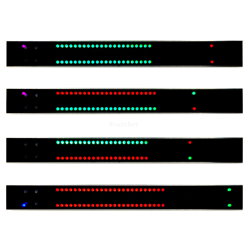 Title 3, Nvarcher Dual 40 LED Level Indicator Stereo Aud...