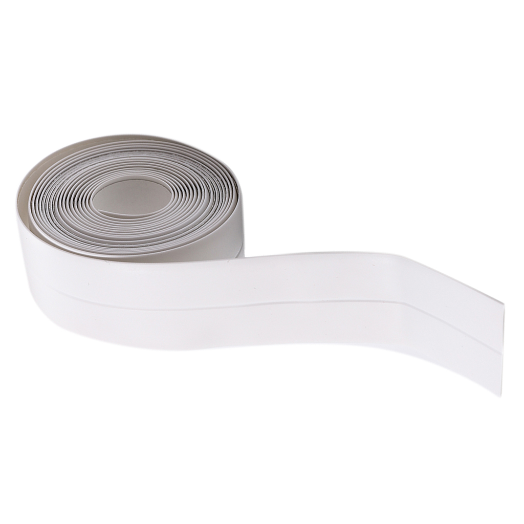 3.2m Caulk Strip PE Self Adhesive Tape Bathtub Bathroom Wall Sealing