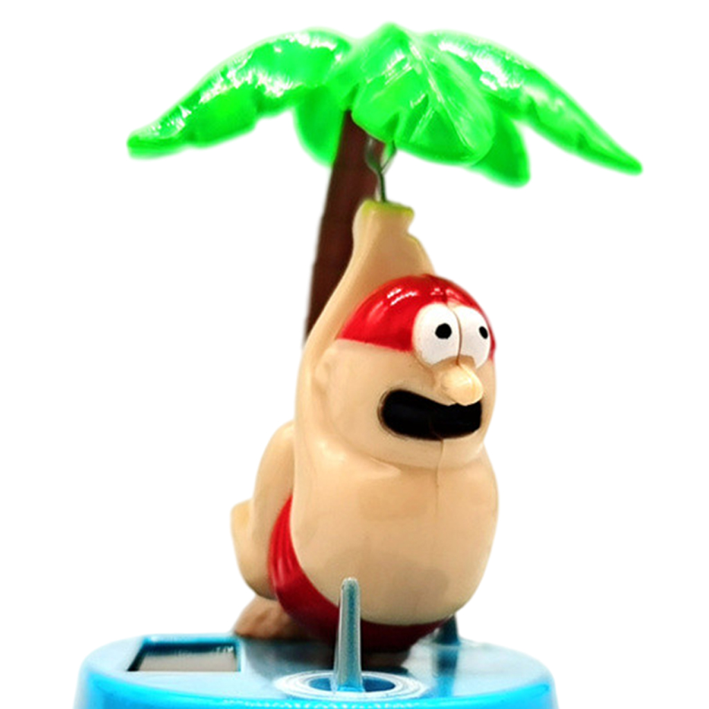 Plastic Solar Powered Swinging Animated Shark Window Portable Car Gifts