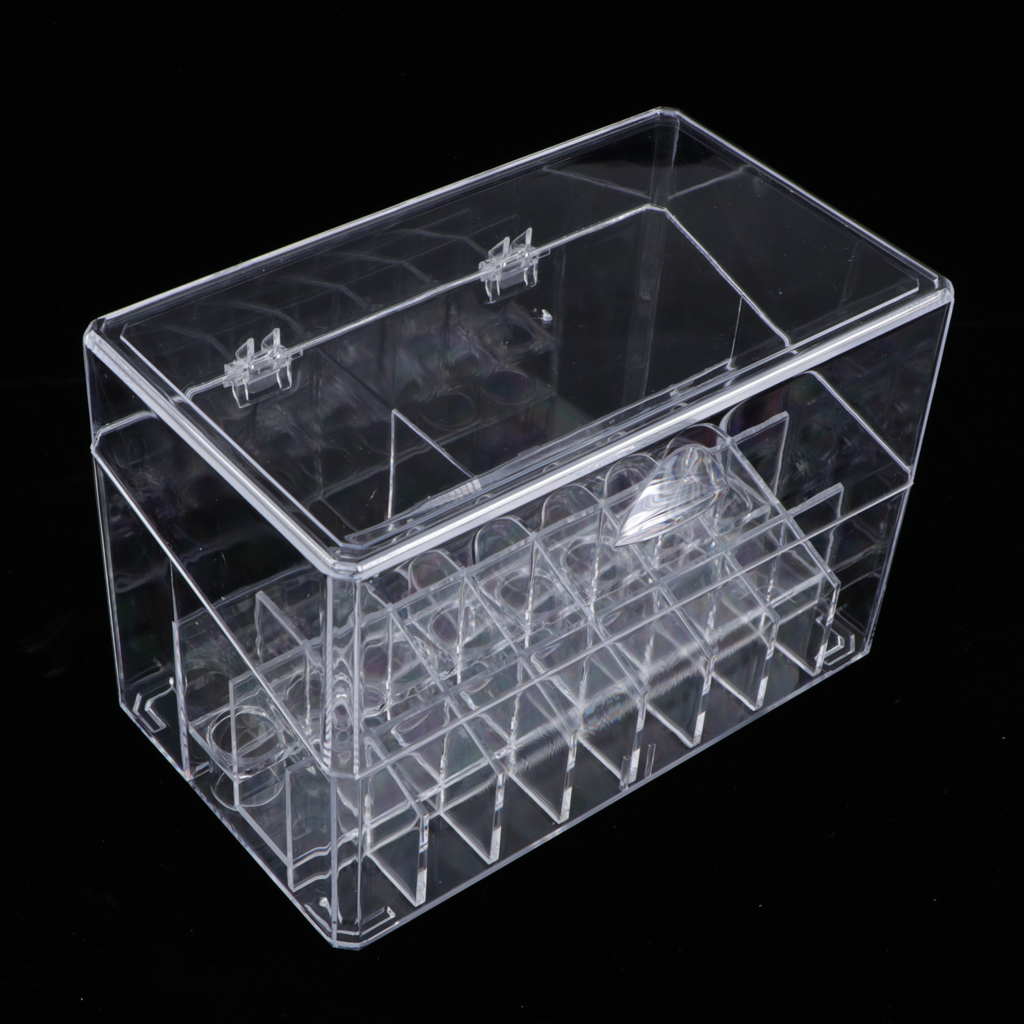 New Acrylic Clear Lipstick Cosmetic Organiser Holder Makeup Make Up Box Gift