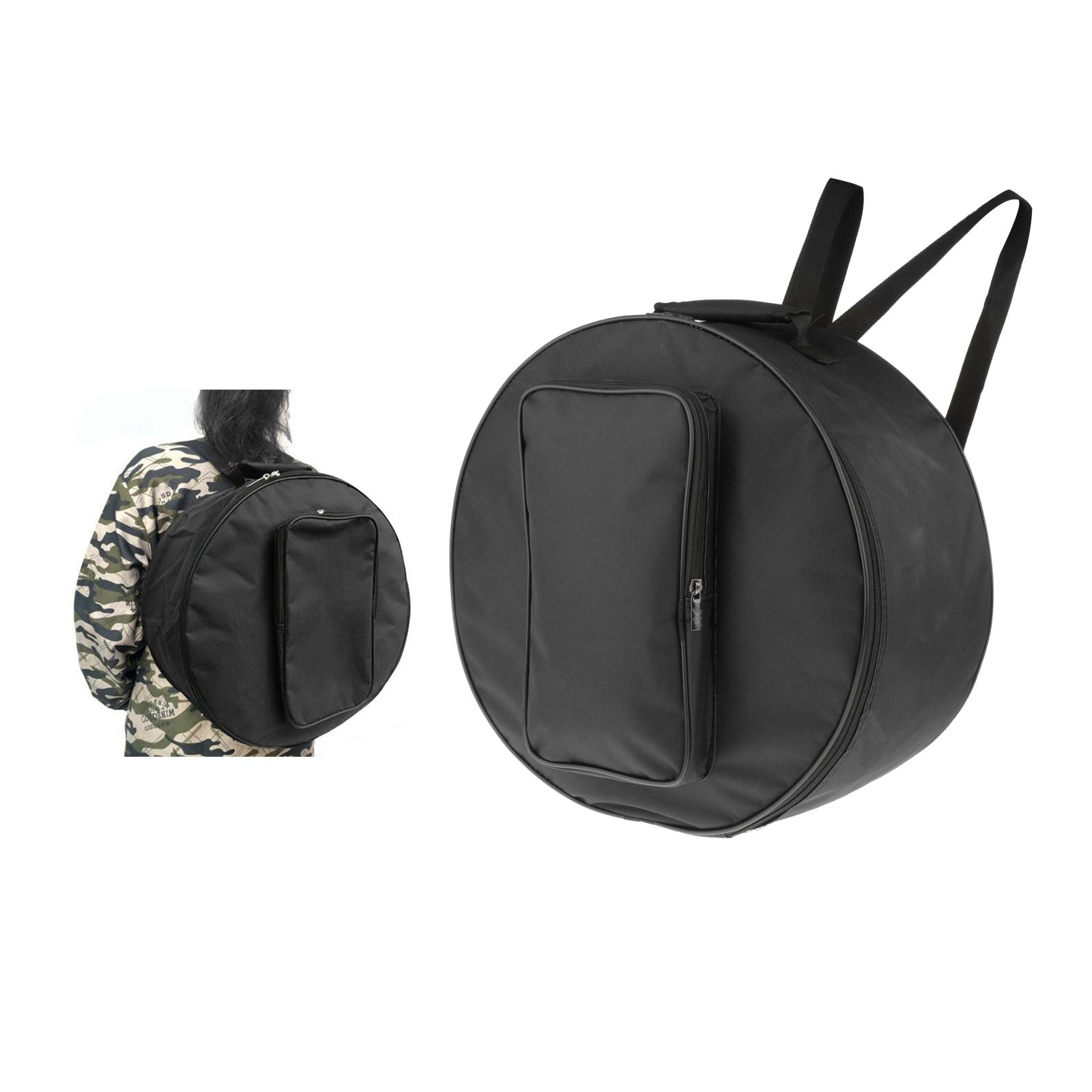 Description Picture 2 of itemSnare Drum Bag Backpack Case Storage Bag with Shoulder Strap Outside Pockets Instrument Parts